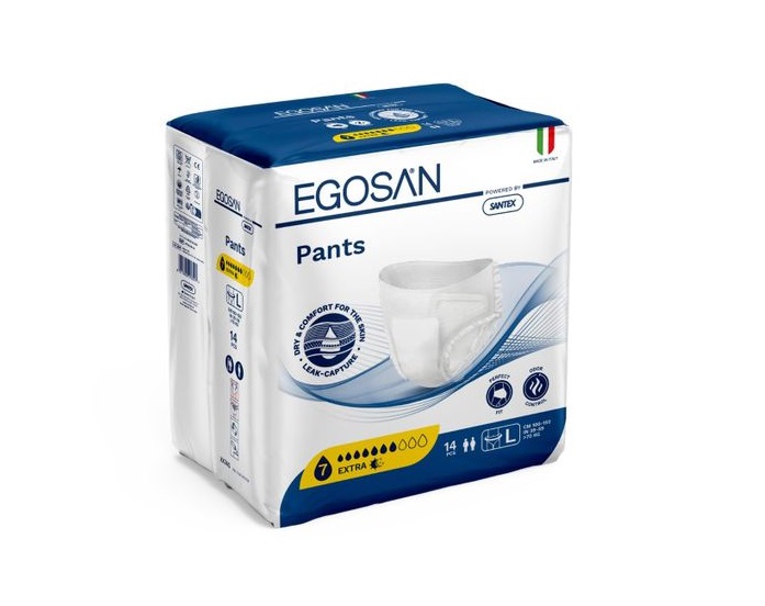 Scutece Adulți Tip chilot EGOSAN Large, Extra Absorbtie 1450ml 14buc