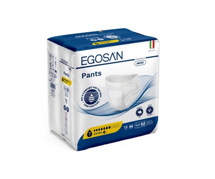 Scutece Adulți Tip chilot EGOSAN Medium, Extra Absorbtie 1450ml 14buc