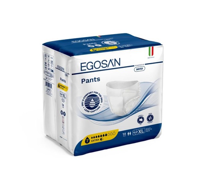 Scutece Adulți Tip Chilot EGOSAN Extra Large, Extra Absorbtie 1700ml 14buc