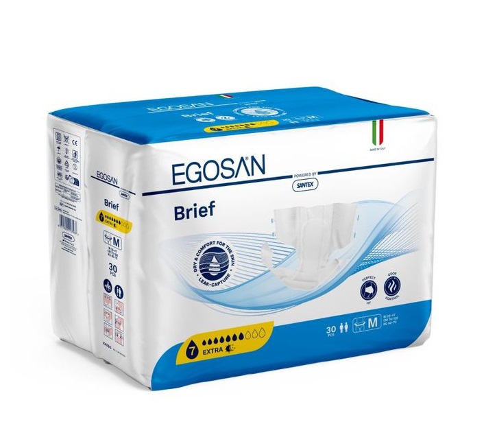 Scutece Adulți EGOSAN Medium, Extra Absorbtie 2000ml 30buc