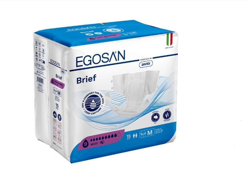 Scutece Adulți EGOSAN Medium Maxi Absorbtie 3200ml 15buc